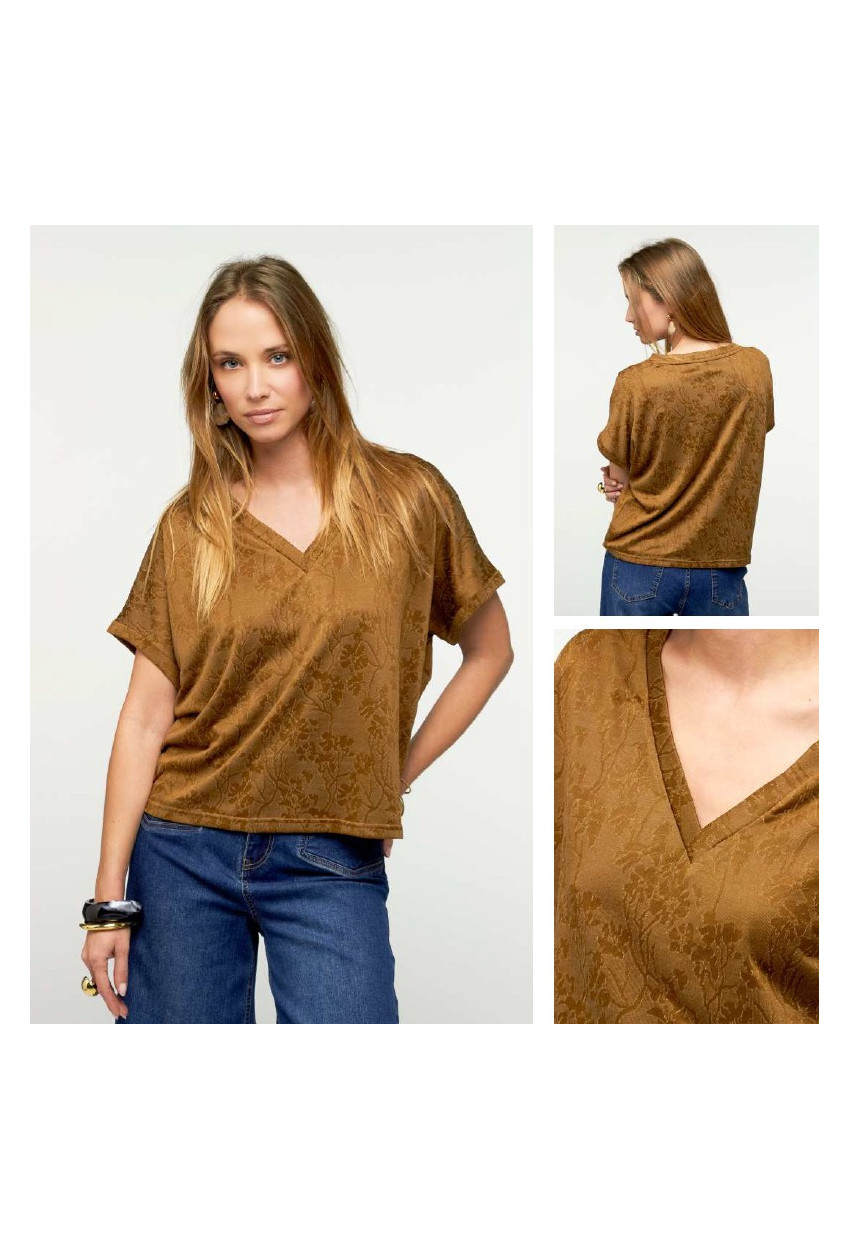 T-SHIRT RAJA BROWN MASTIC