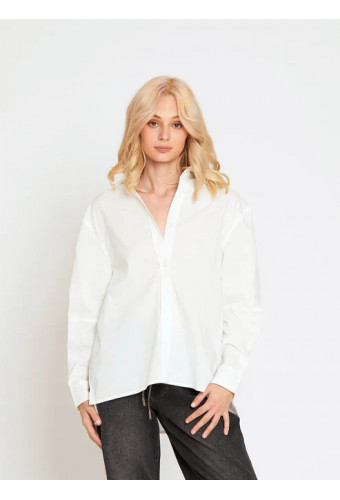 TOP CHEMISE DARIA BLANCHE