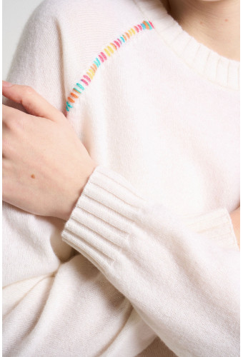 MONICOLAS CASHMERE SWEATER MILK