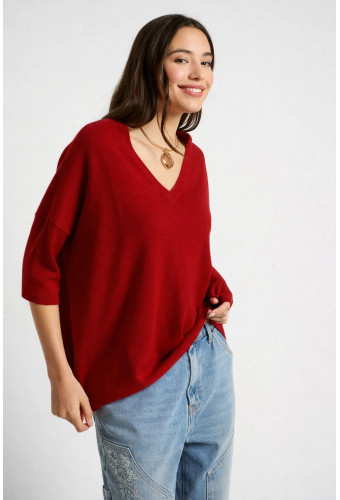 MARTINETTIE CASHMIRE V SWEATER