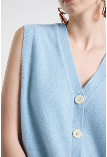 CARDIGAN GABS ICE BLUE