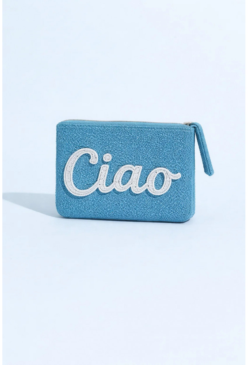 THE JACKSONS MINI “CIAO” BEADED PURSE