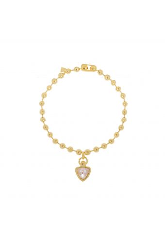 Collier Sense pendant coeur Ivory cream delite