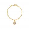 Collier Sense pendant coeur Ivory cream delite