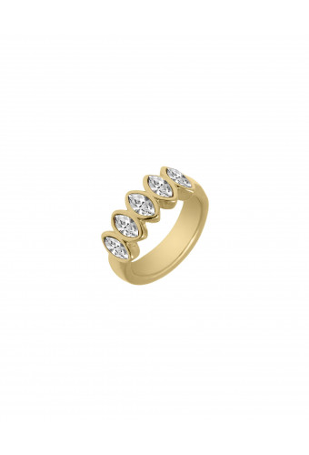 Bague Harlequin cristal