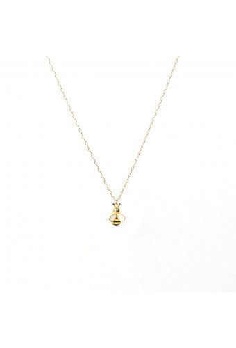 Collier Abeille émail
