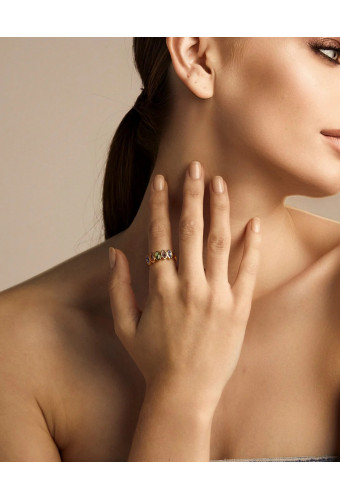 Bague Harlequin Rainbow