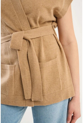 GILET CAMEL GOOTY