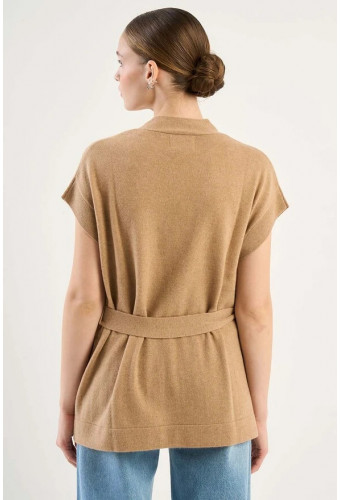 GILET CAMEL GOOTY