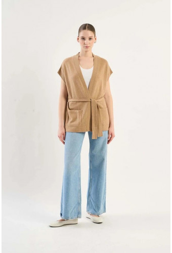 GILET CAMEL GOOTY