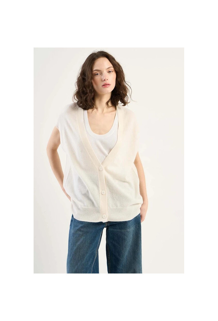GILET MILK GRISELDA