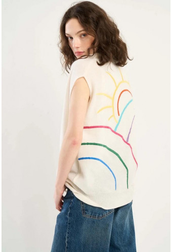 GILET MILK  GRISELDA