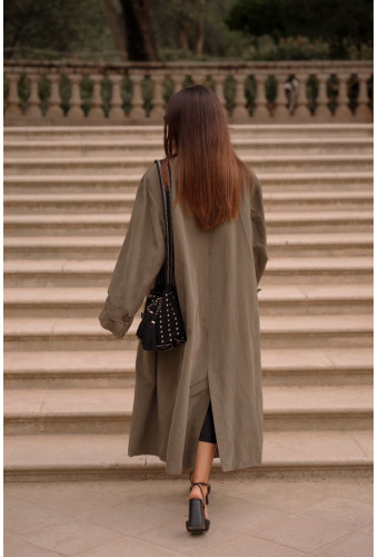Grand Sac Noir & Or Bandoulière Réglable