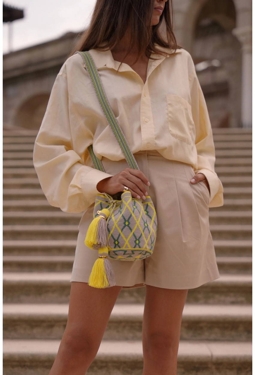 Petit sac Bosque AALUNA- Citron, frêne et vert